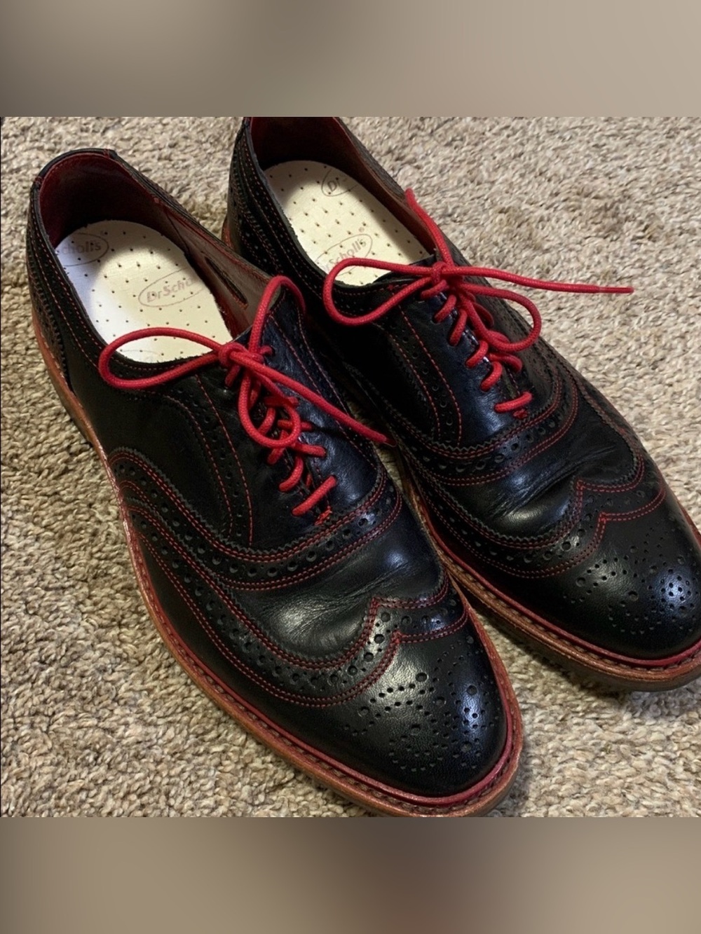 Allen Edmonds McAllister Full-Brogue Wingtip Oxfords. 9D